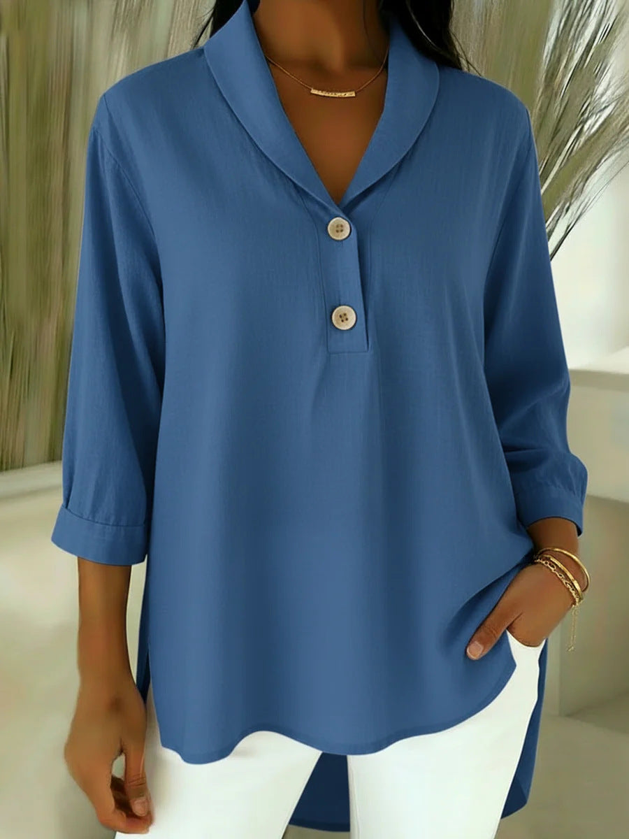 Belyra - Elegant Blouse in Cotton and Linen