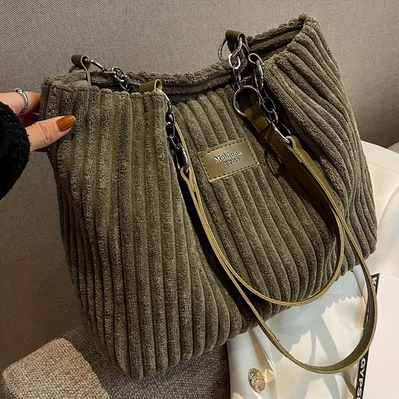 Huguette - Cotton Tote Bag with Drawstrings
