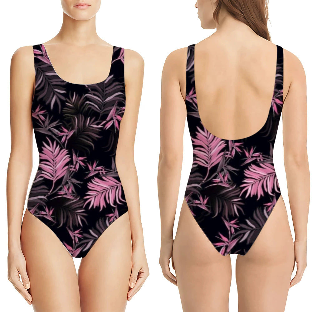 Klyenne - Elegant visual effect sculpting one-piece swimsuit
