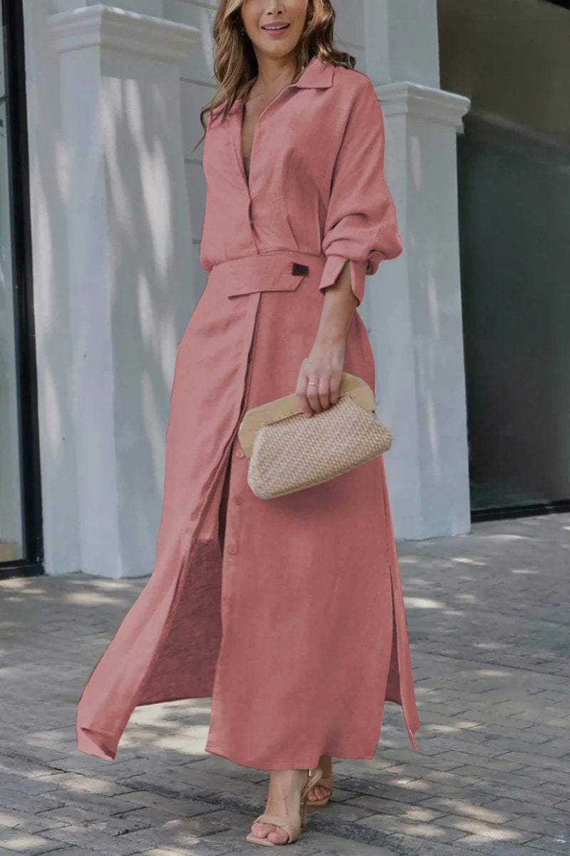Arwen - Maxi dress with neckline in
