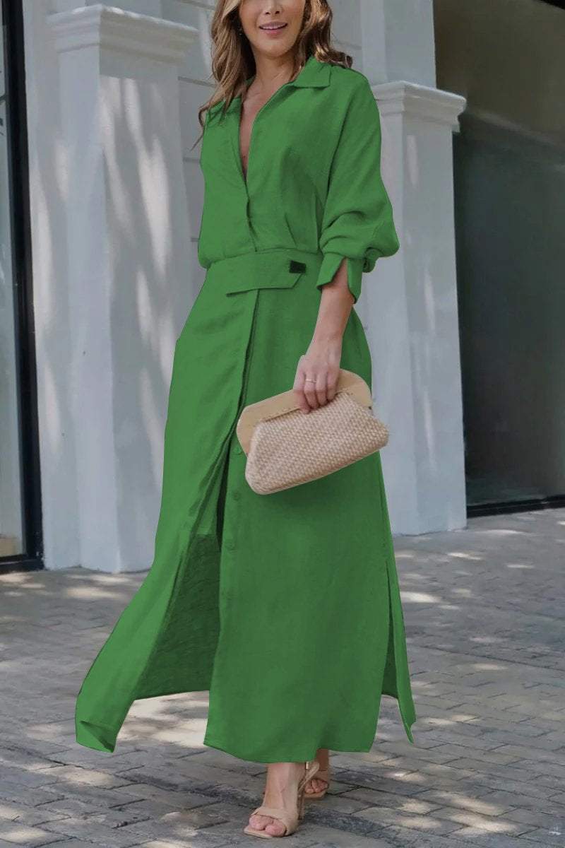 Arwen - Maxi dress with neckline in