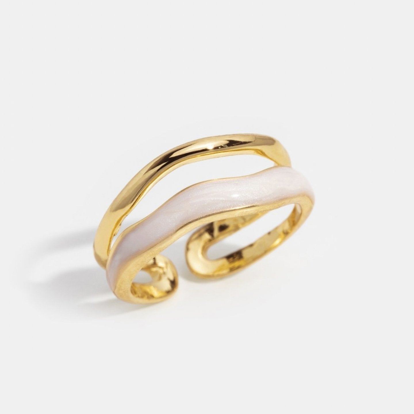 Sahara Gold Layered Ring