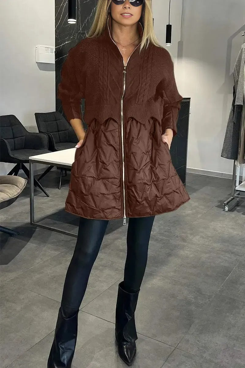 Octavie - Trendy and warm zip-up jacket