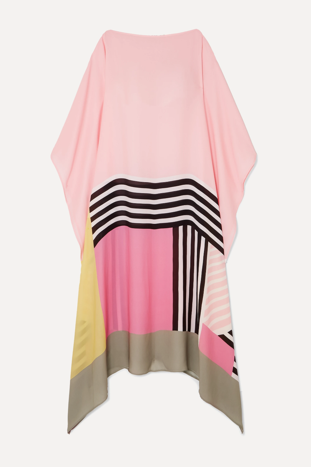 Rayna - Elegant Geometric Print Caftan
