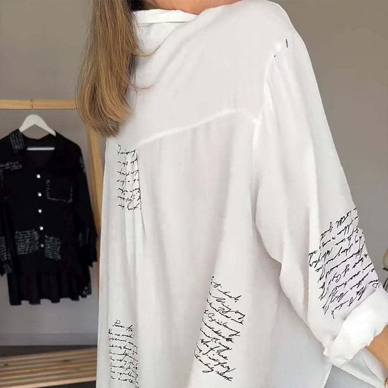 Sina - Elegant and Versatile Printed Shirt