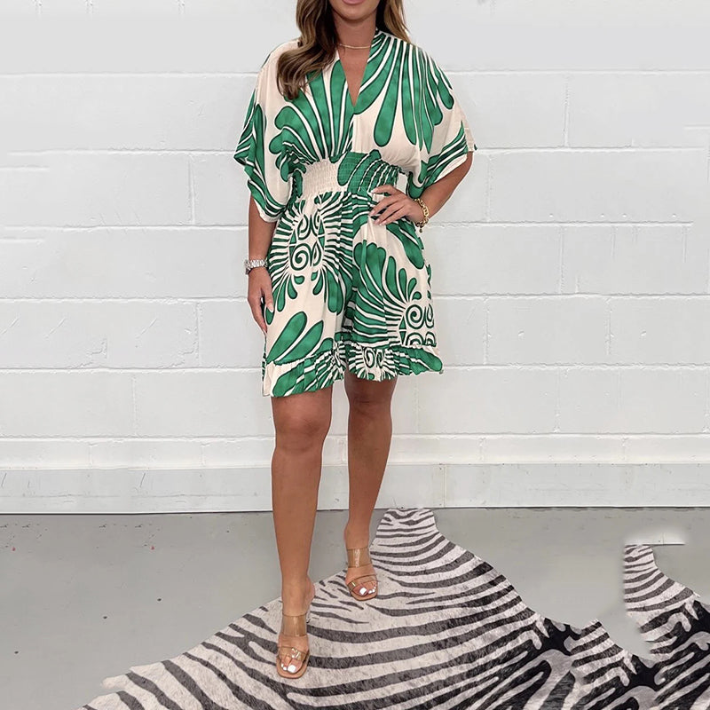 Amani - Women's printed jumpsuit