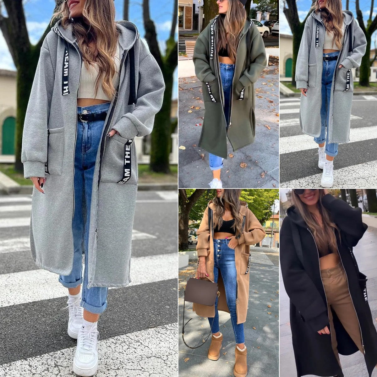 Giselle - Long Hooded Jacket