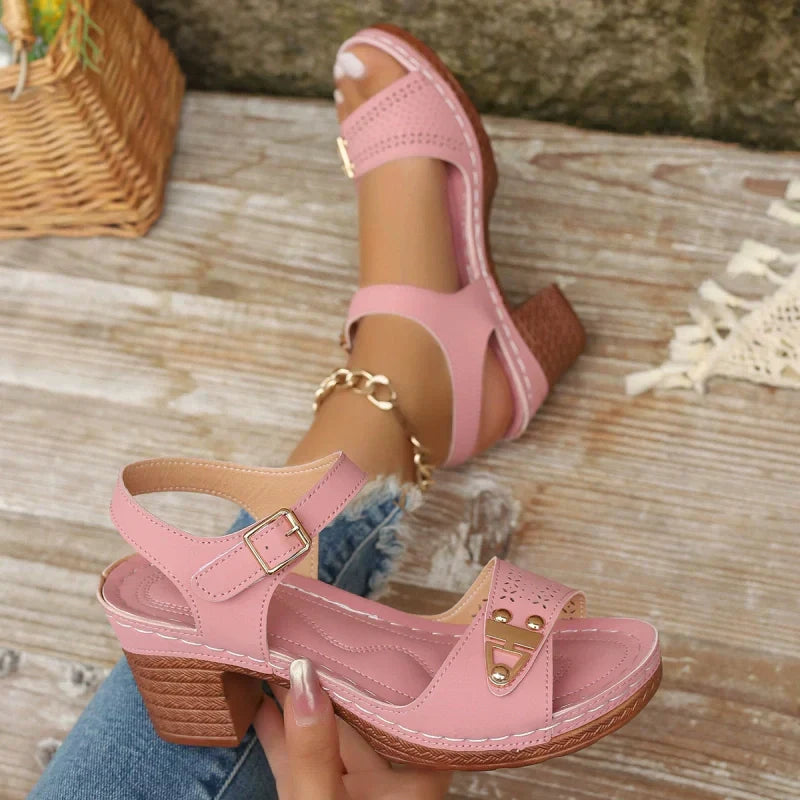 Odelia - Women's Heeled Sandals
