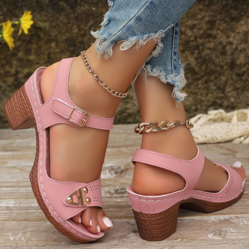 Odelia - Women's Heeled Sandals