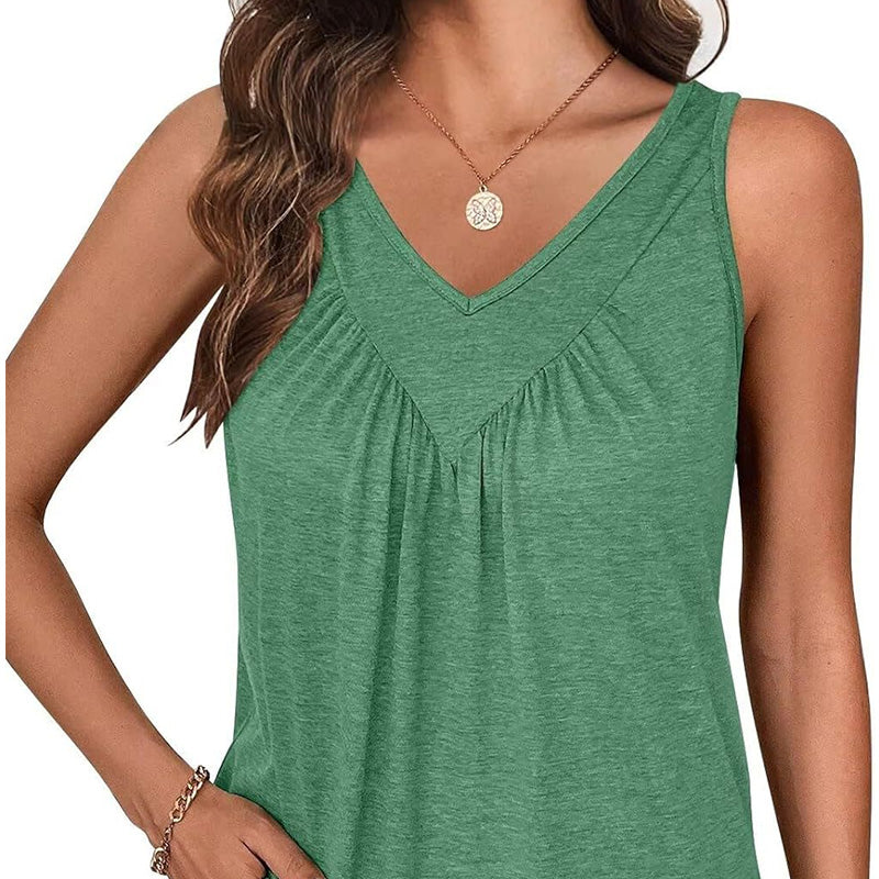 Verena - Women's Sleeveless V-Neck Tank Top