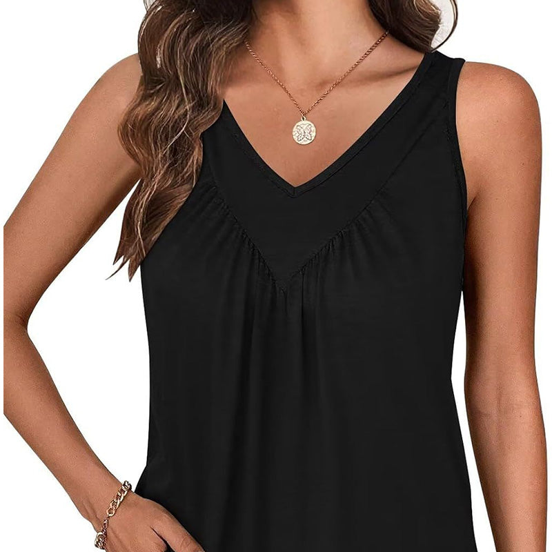 Verena - Women's Sleeveless V-Neck Tank Top
