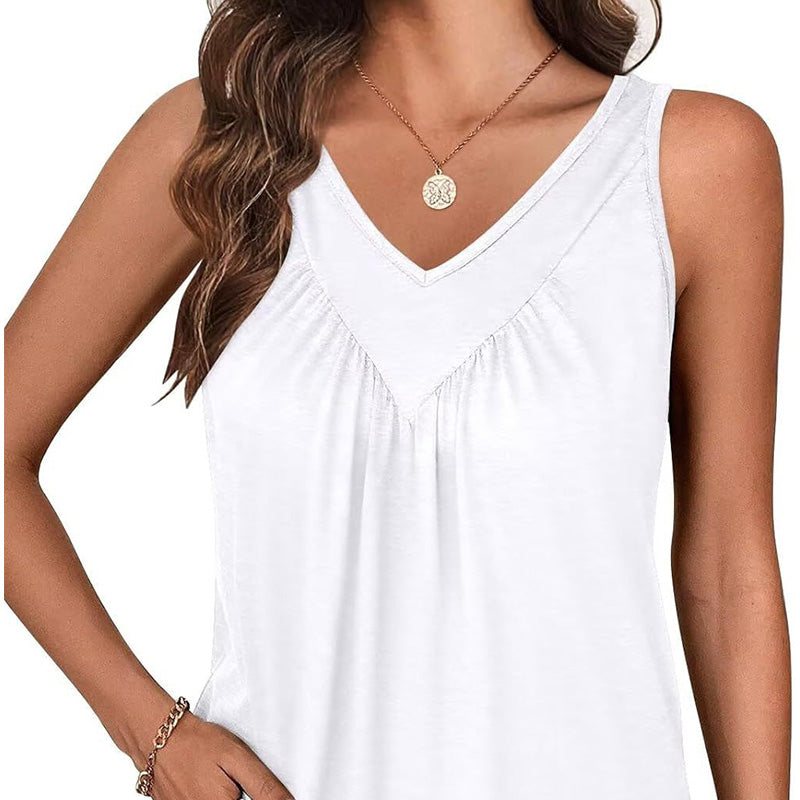 Verena - Women's Sleeveless V-Neck Tank Top