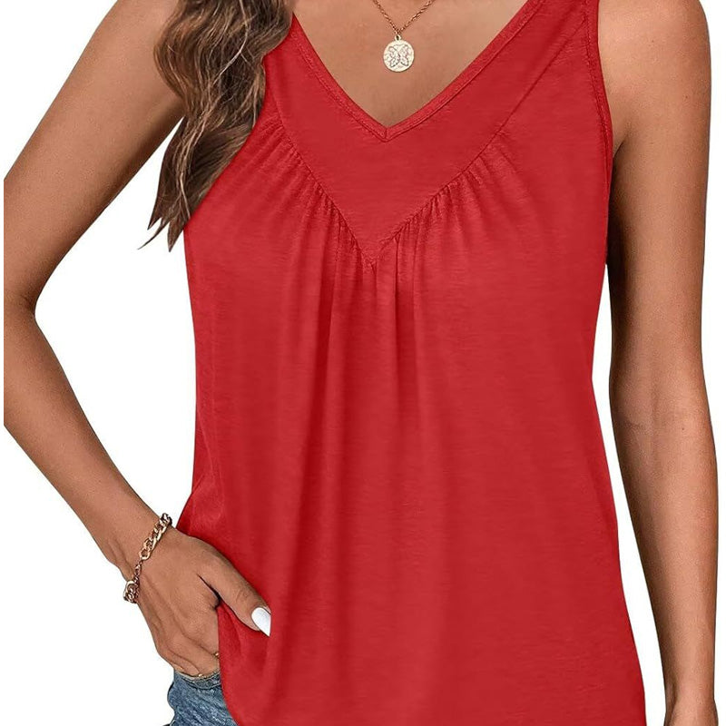 Verena - Women's Sleeveless V-Neck Tank Top
