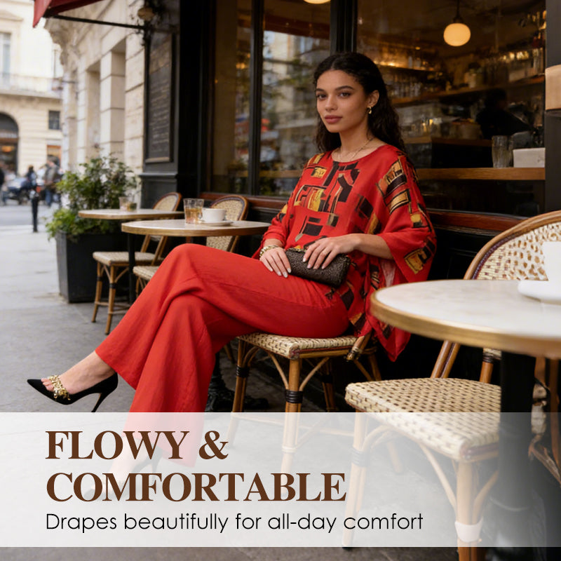 Florika - Elegant Two-Piece Printed Set for Women