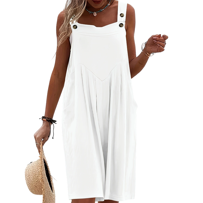 Rhyzelia - Women's Sleeveless Wide-Leg Summer Jumpsuit