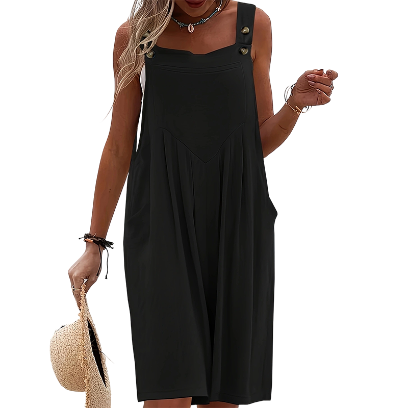 Rhyzelia - Women's Sleeveless Wide-Leg Summer Jumpsuit