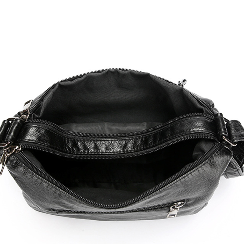 Quixelle - Women's Soft PU Leather Shoulder Bag with Multiple Pockets