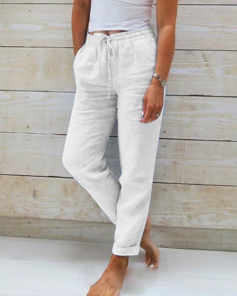 Tamina - Casual Drawstring Pants