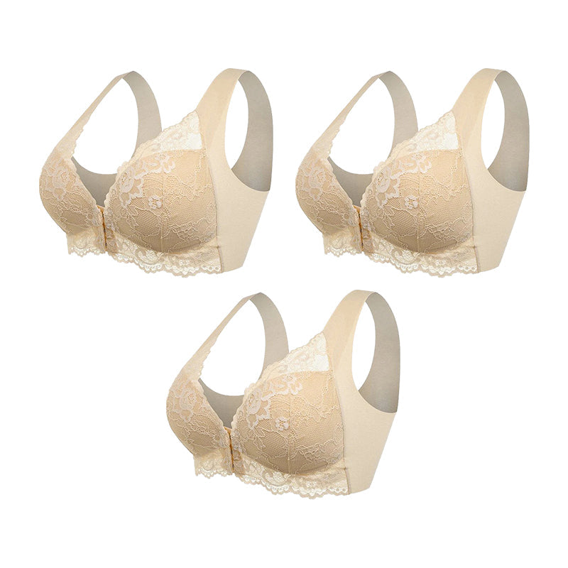 Cira - Wireless Front Closure Bra (3 Pack)