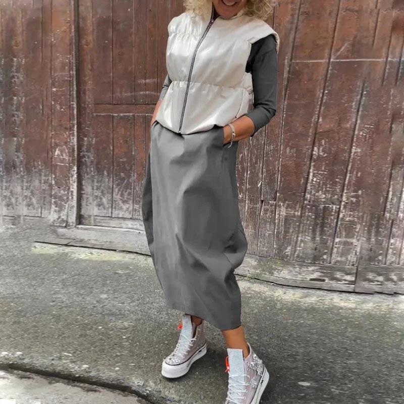 Selindrae - Women's dress with elegant pocket 