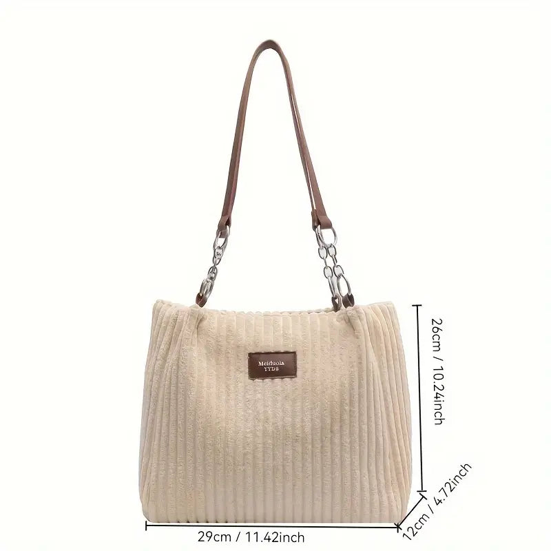Huguette - Cotton Tote Bag with Drawstrings