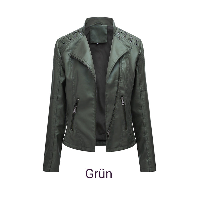 Cleo - Washed lambskin jacket