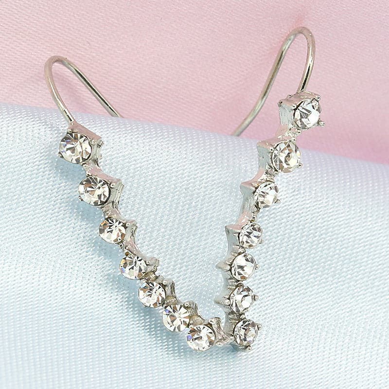 Océane - Seven sparkling star earrings