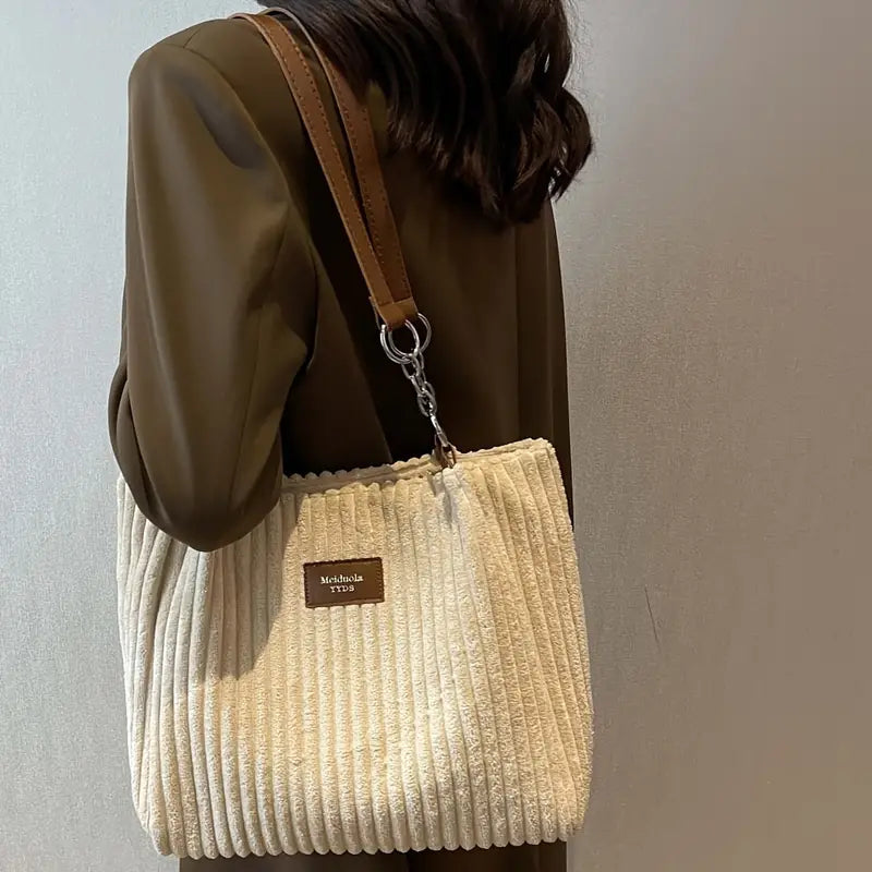 Huguette - Cotton Tote Bag with Drawstrings