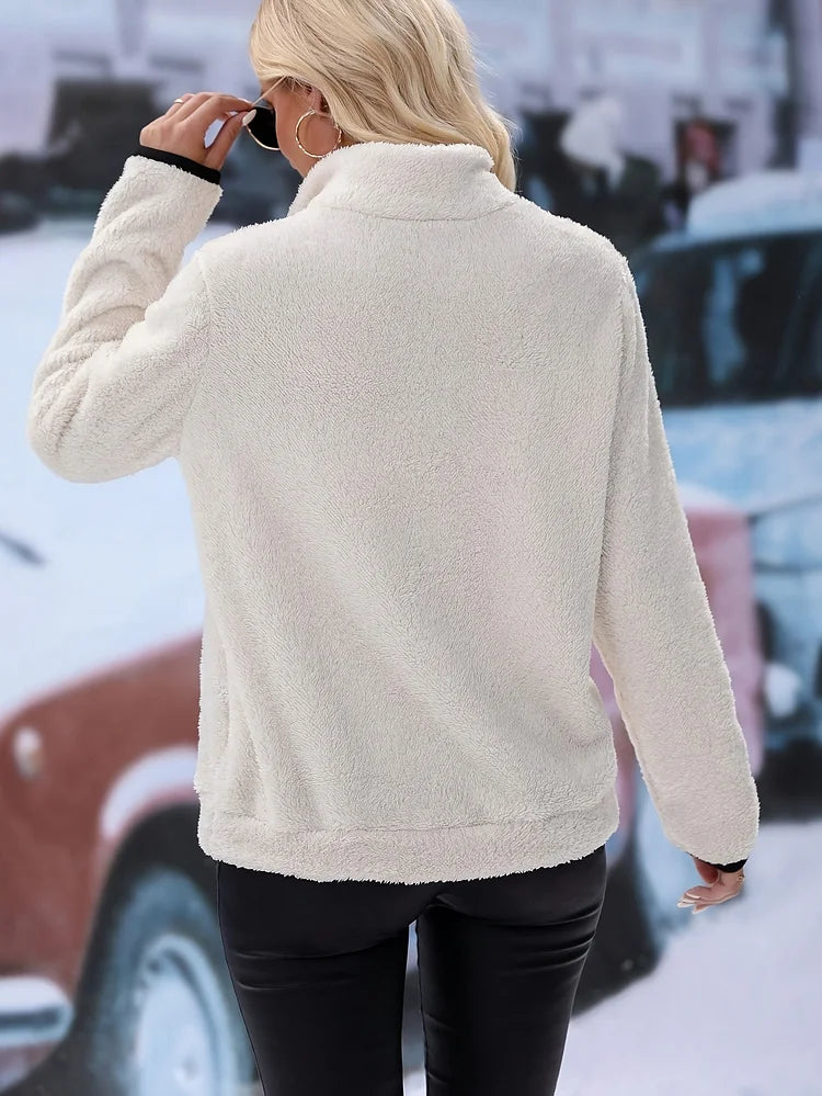 Bénédicte - Soft and Comfortable Sherpa Sweater