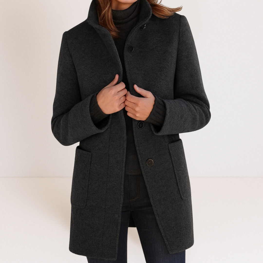 Kaloria - Women's Jacket with Stand-Up Collar