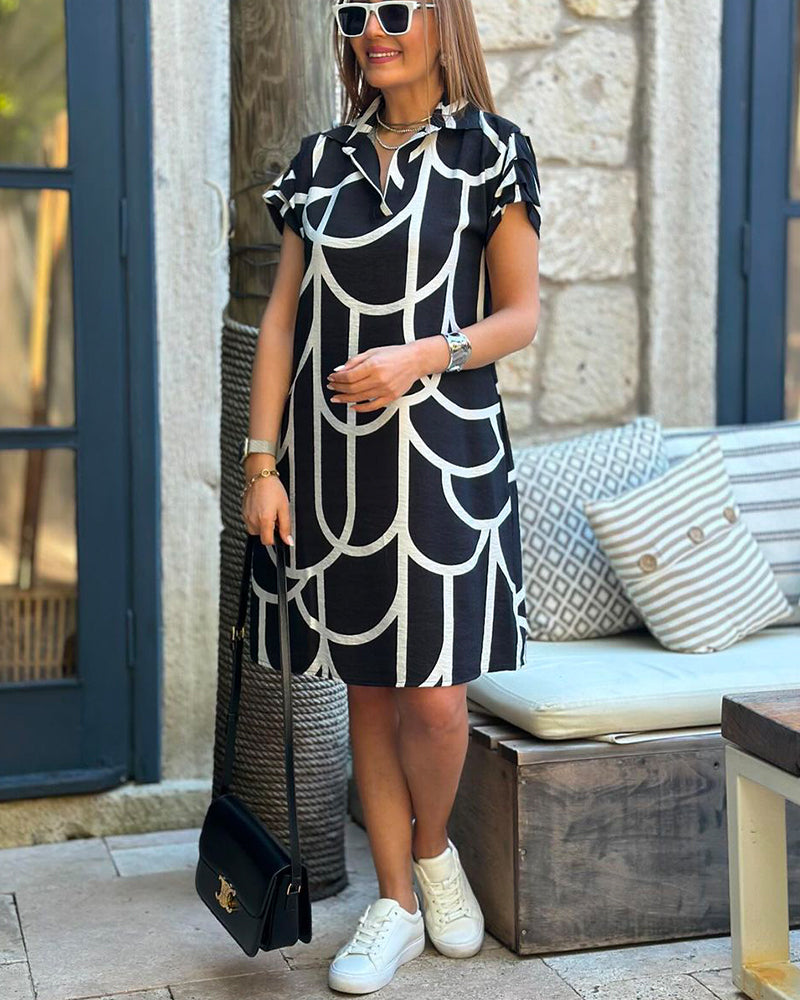 Raymonde - Short Sleeve Midi Dress