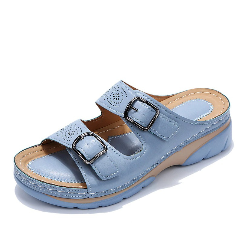 Elarith - Comfortable Orthopedic Women's Sandals with Double Adjustable Strap