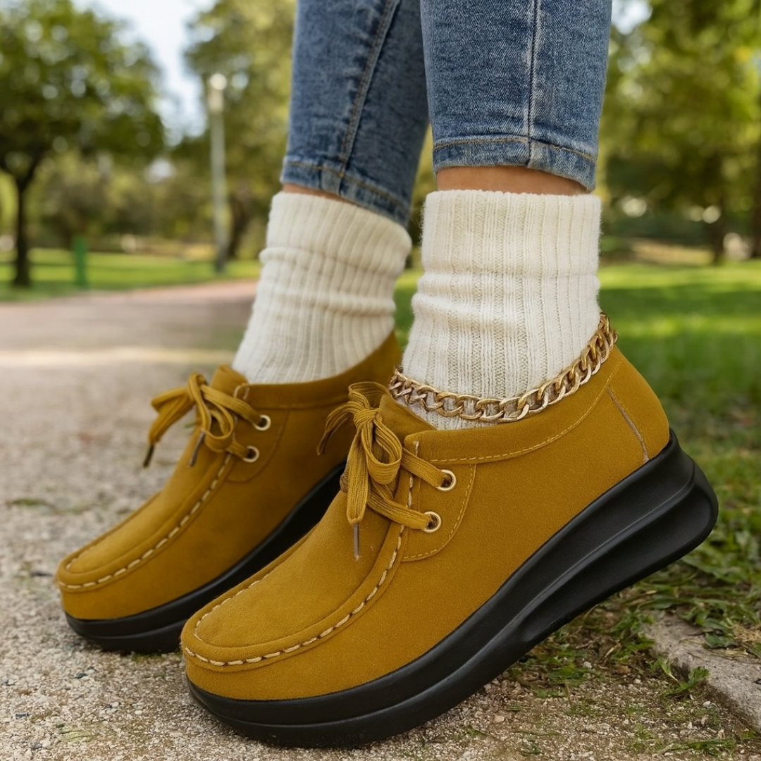 Bryella - Women's Comfortable Casual Shoes with Raised Sole 