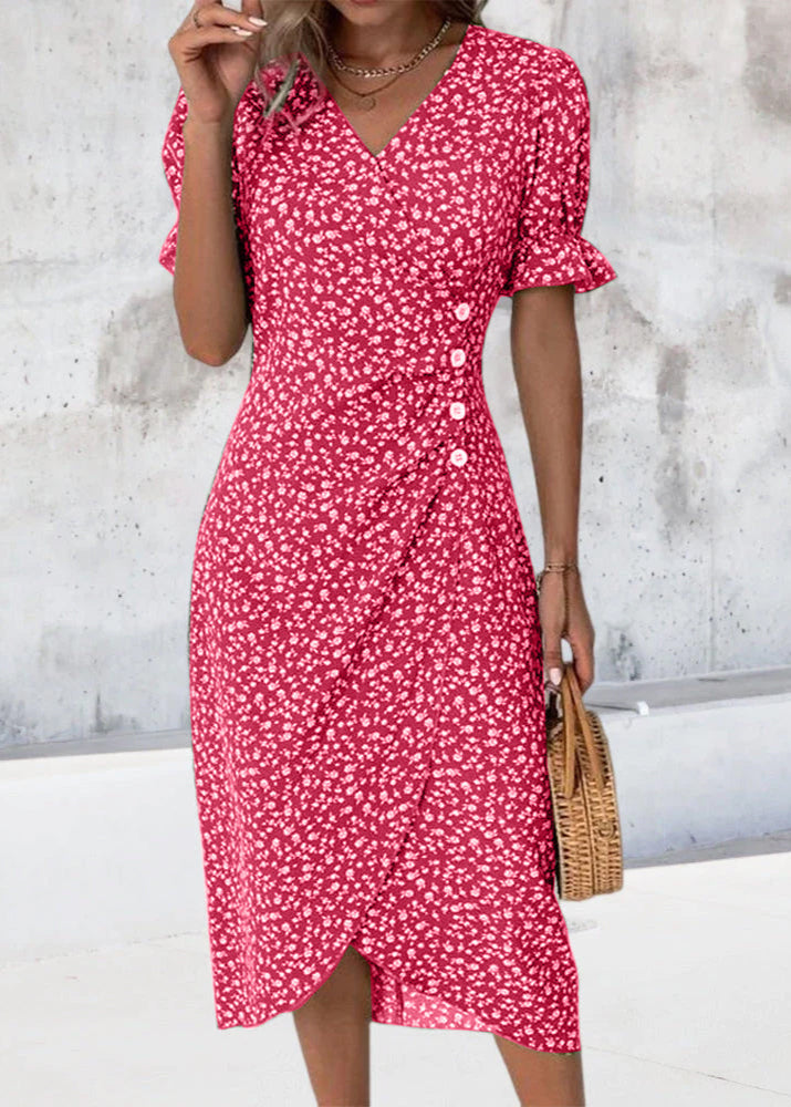 Aysel Elegant and Comfortable Floral Dress