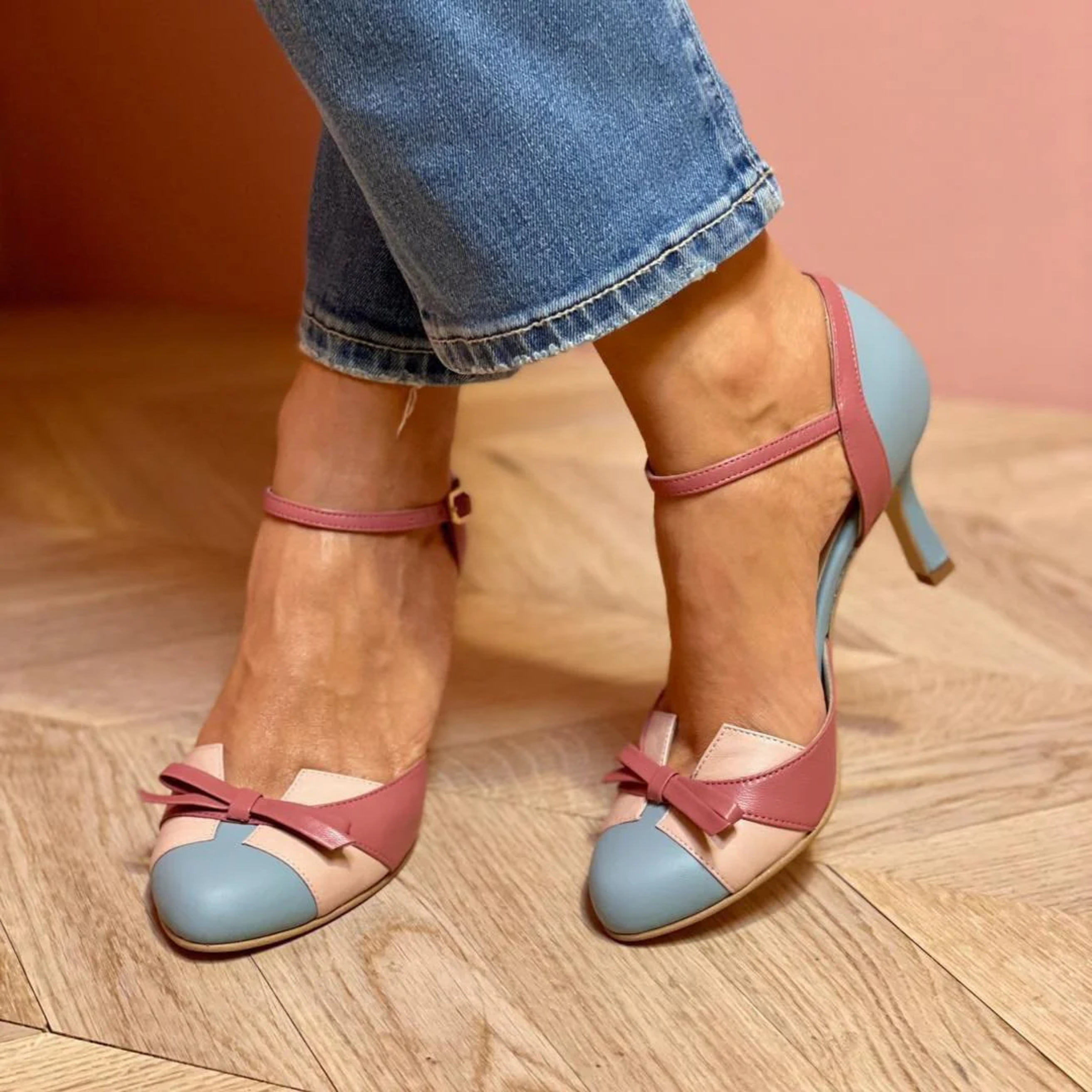 Qovira - Women's Sandals Comfortable Elegant Stable Heel Vintage Style Daily