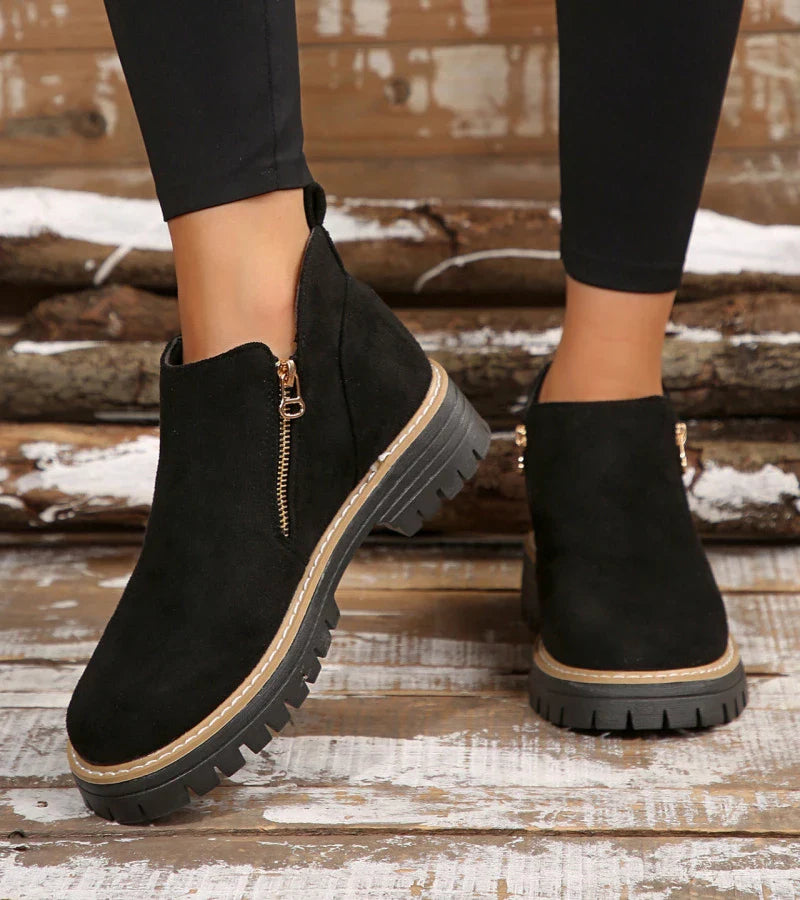 Heliviane™ - Comfortable orthopedic ankle boots for women with wedge sole 