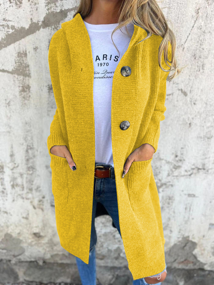 Ursule - Elegant Long Knitted Cardigan