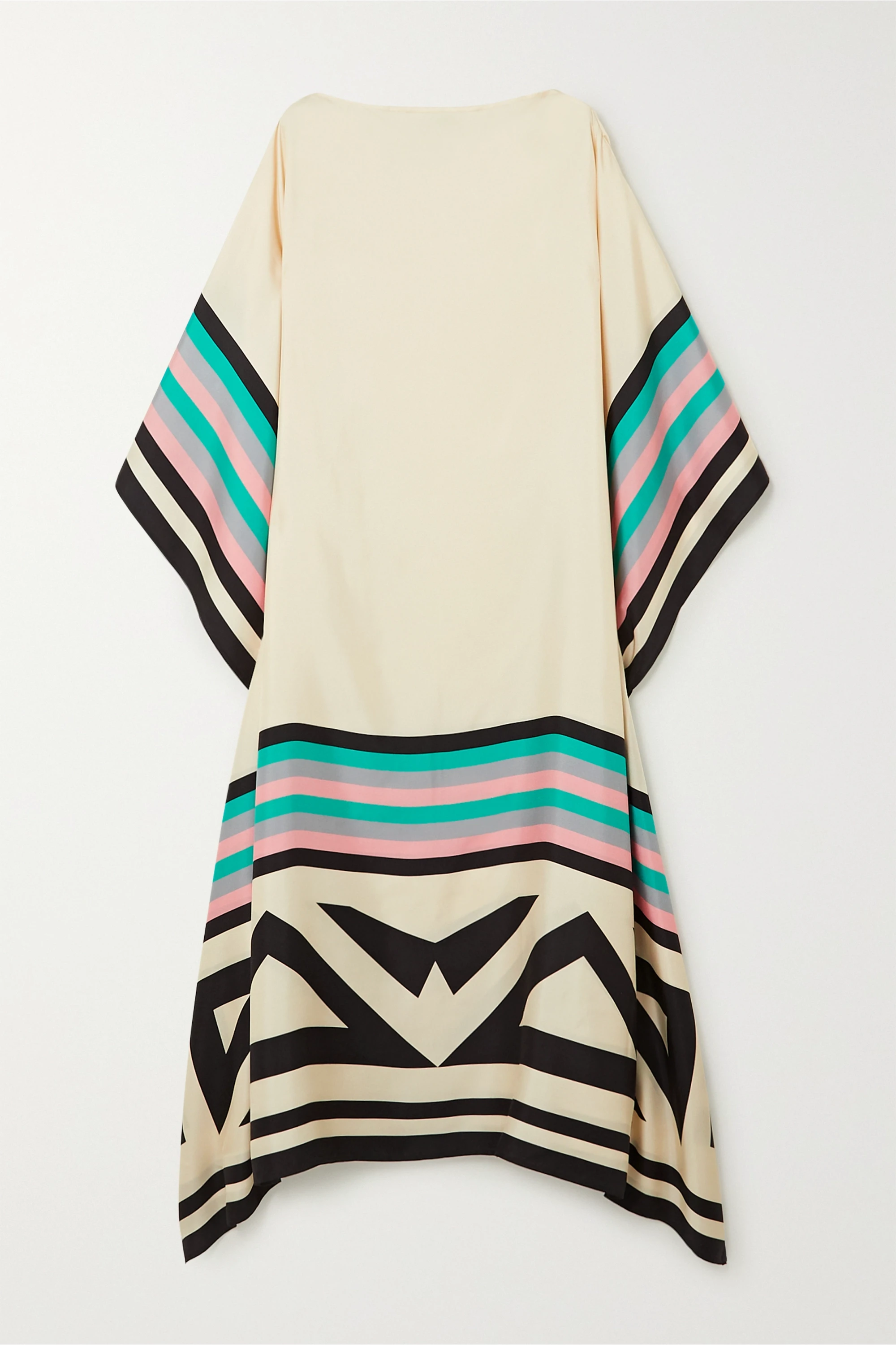 Rayna - Elegant Geometric Print Caftan 
