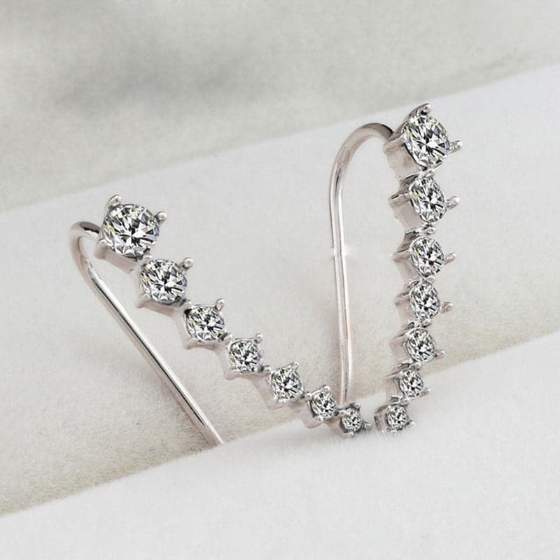 Océane - Seven sparkling star earrings