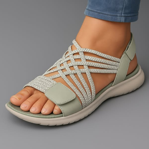 Blyssara - Women's Comfortable Lightweight Elastic Strap Sandals Everyday Support