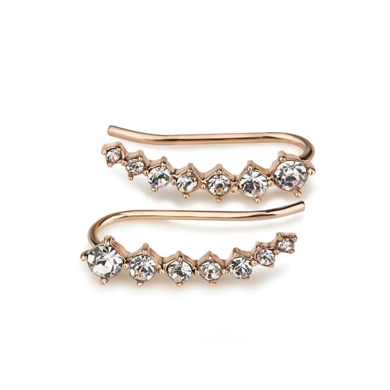 Océane - Seven sparkling star earrings