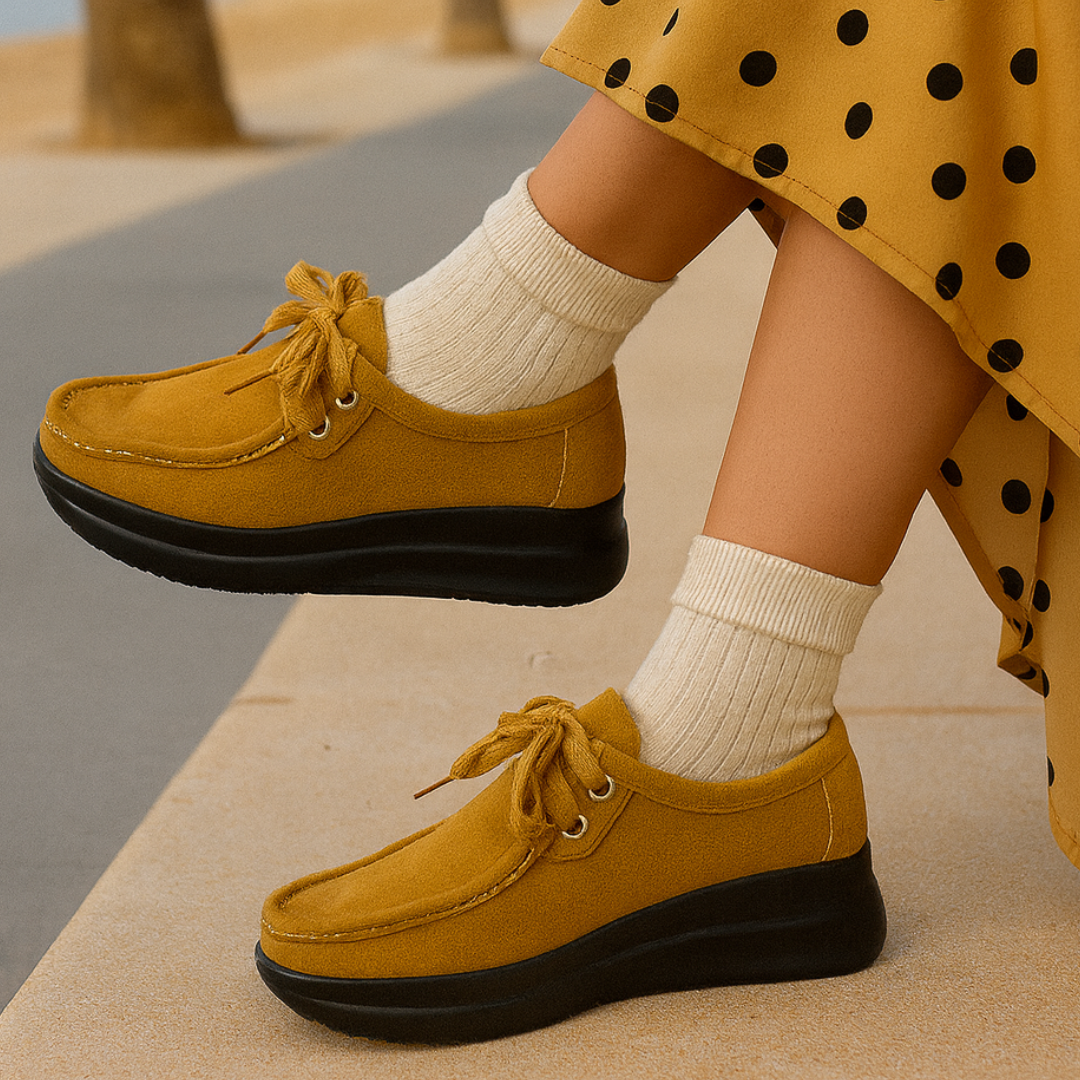 Bryella - Women's Comfortable Casual Shoes with Raised Sole 
