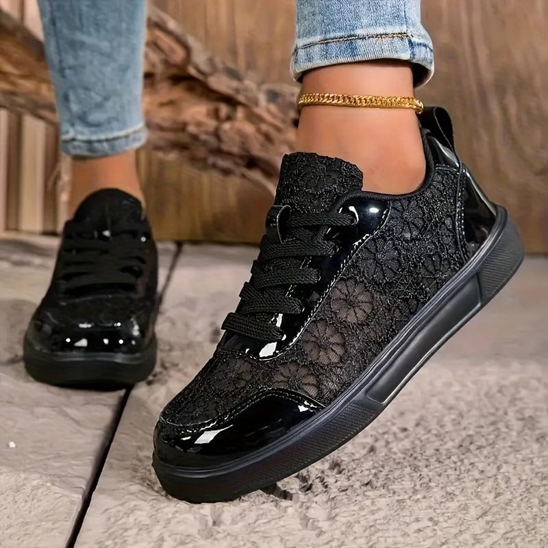Jorexa - Women's Breathable Lace Casual Elegant Sneakers