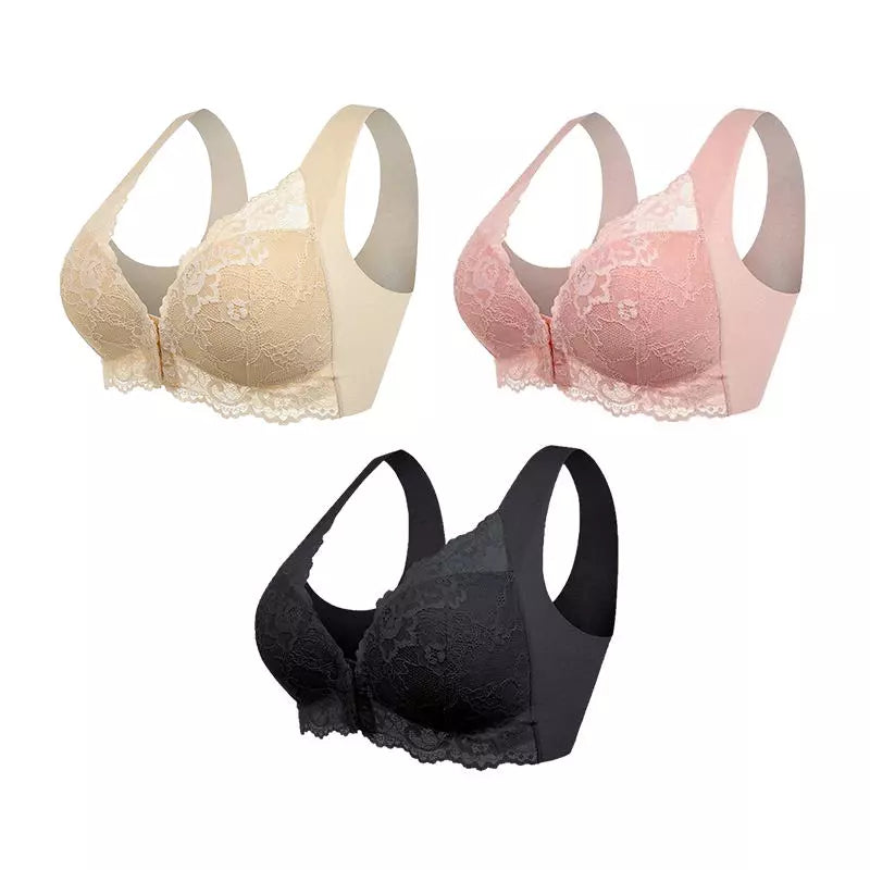 Cira - Wireless Front Closure Bra (3 Pack)