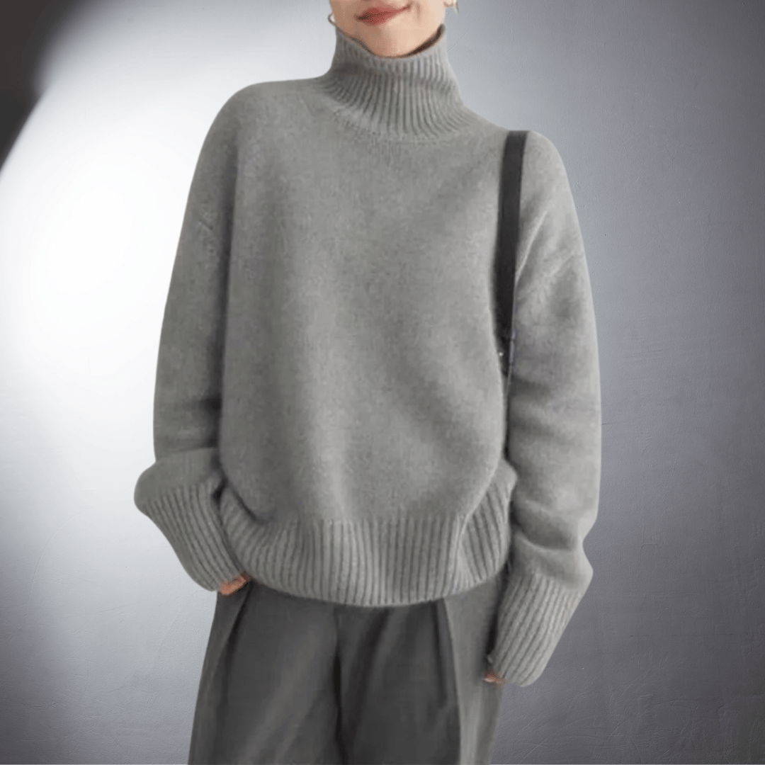 Fosette - Soft Cashmere Turtleneck Sweater for Unparalleled Comfort