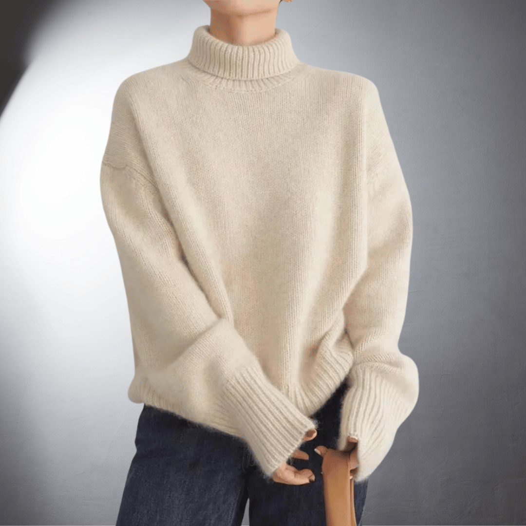 Fosette - Soft Cashmere Turtleneck Sweater for Unparalleled Comfort