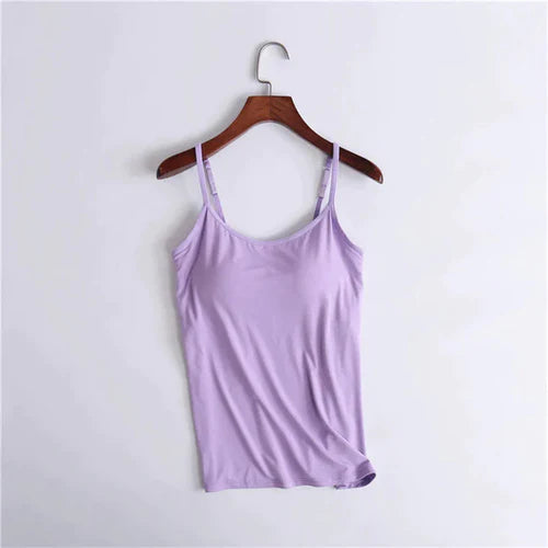 Noura - Camisole with built-in bra and pad