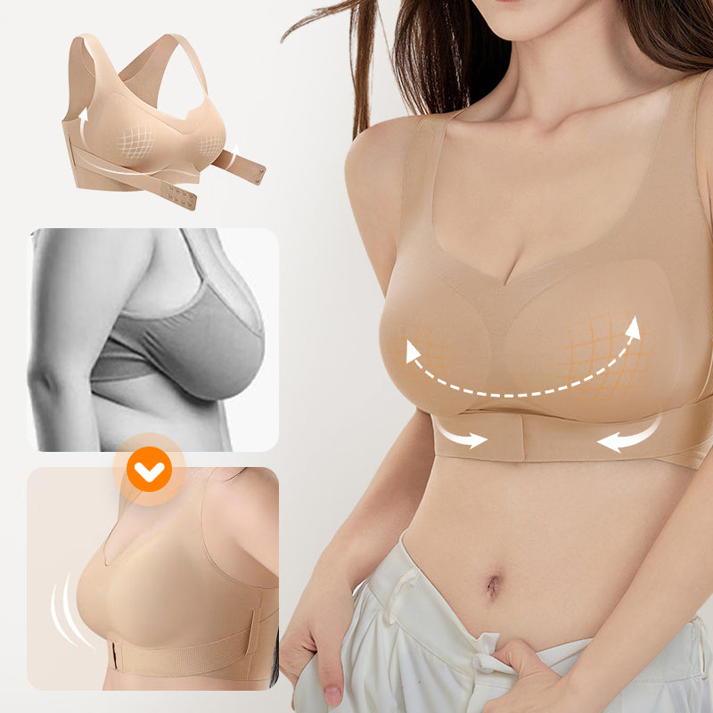 Hestia - Women's Seamless Front Closure Push-Up Bra