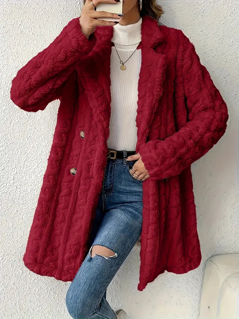 Léa - Women's faux fur coat