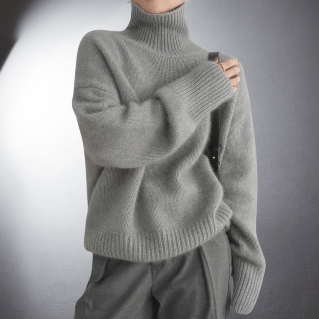 Fosette - Soft Cashmere Turtleneck Sweater for Unparalleled Comfort